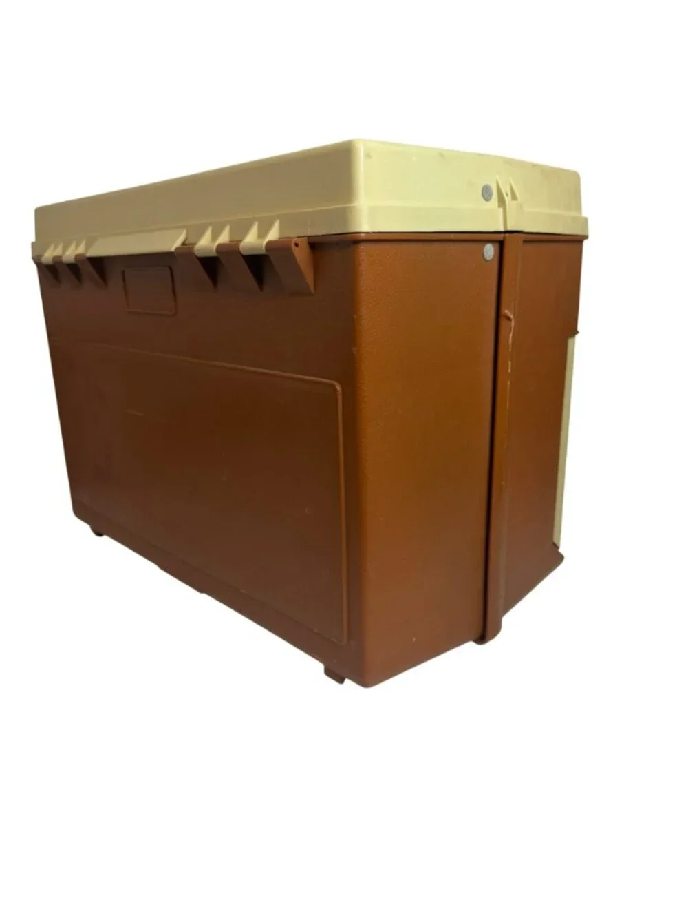 Vintage Plano 757 Tackle Box Multi-Tiered Brown & Beige USA-Made